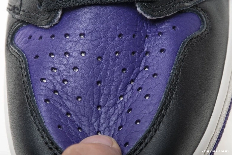 Air 1 Retro Purple Jordan High 555088-501 OG Court 1221